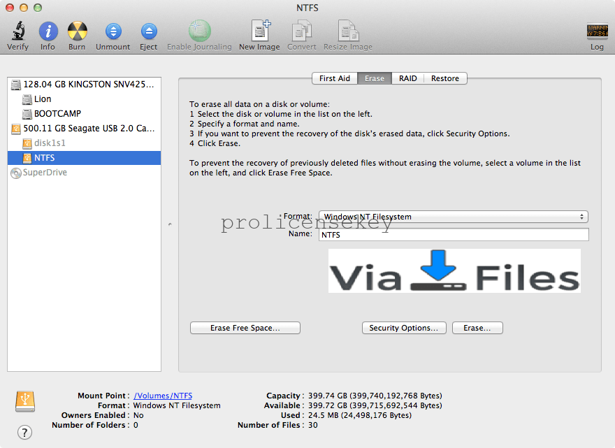paragon ntfs for mac osx cant be