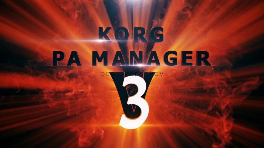 Korg pa manager v4 activation code